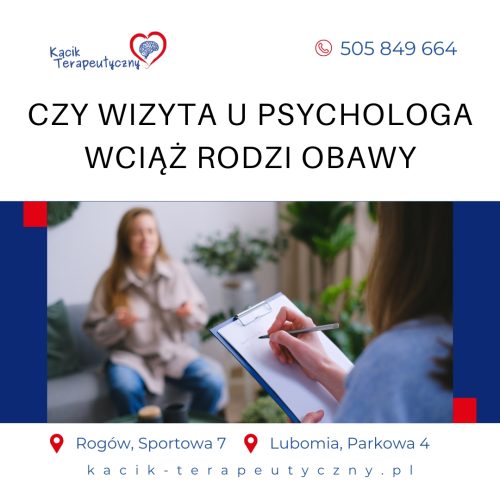wizyta u psychologa wciąż rodzi obawy
